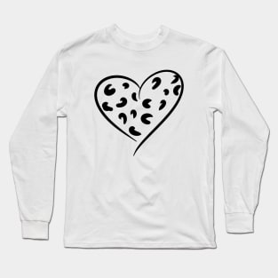 Leopard heart Long Sleeve T-Shirt